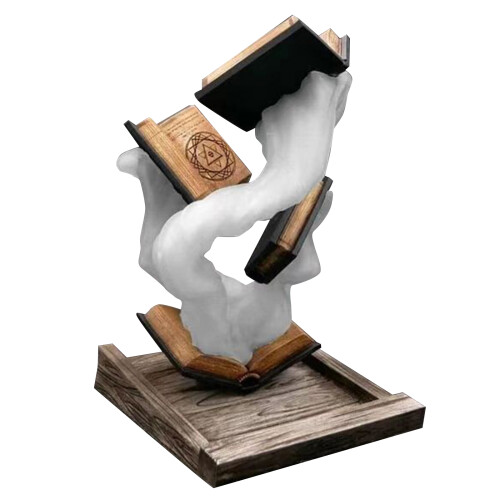 Resin Hand-Painted Magic Dice Tower with Tray for Tabletop Games 2