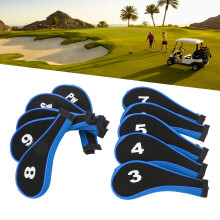 10Pcs Golf Club Head Cover Neopren Golf Head Cover