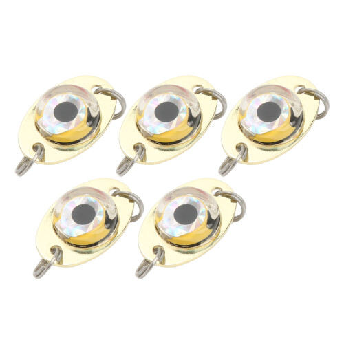 5 Stück Unterwasser-LED Angelköder Leuchte, ABS, 150mAh, Grün
