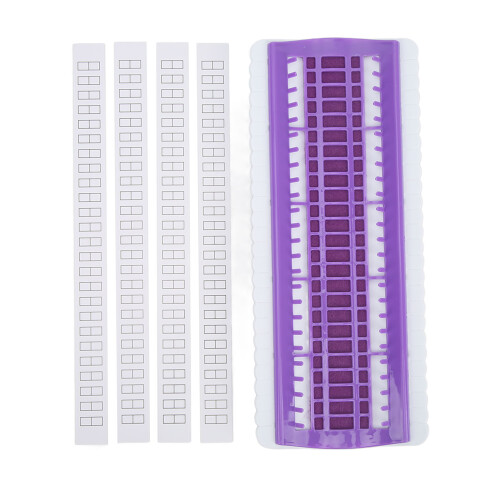 50Positions Floss Organizer, Οργανωτής Σταυροβελονιάς με Αντικαταστάσιμες Κάρτες Έργων,
