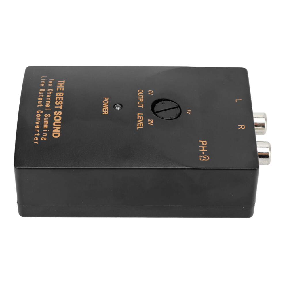 50W 2-Channel Car Audio Converter Rca Line Output 20Hz-20Khz 4291371922503