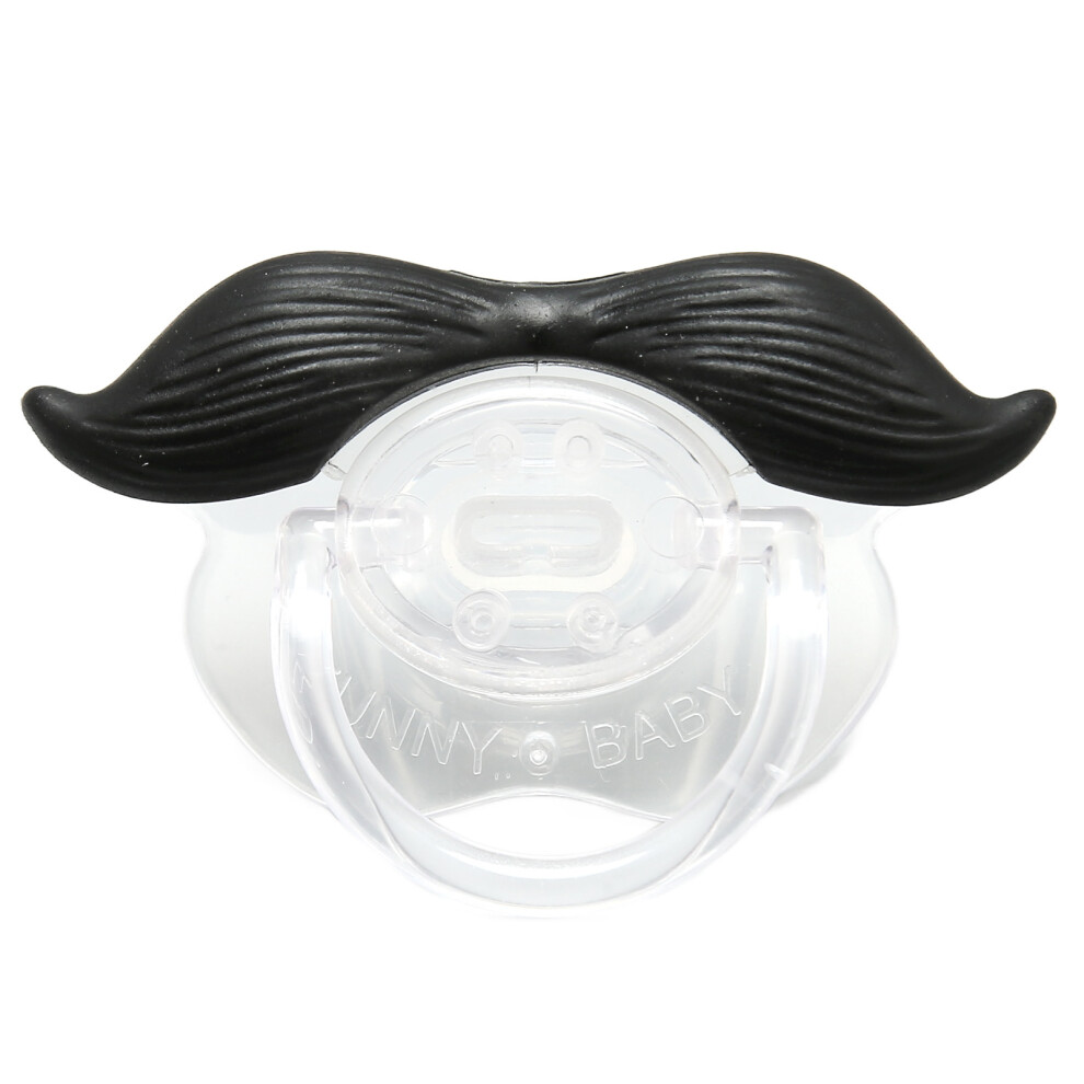 Mustache Pacifiers For Little Gentlemen, Sterilizable Silicone Pacifier, Bpa Free