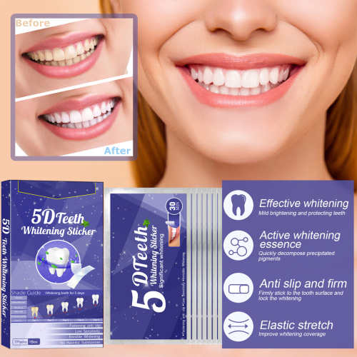 Whiten & Refresh, Κιτ Λεύκανσης Δοντιών, Ταινίες Υψηλής Προσκόλλησης, Μη Τοξική Φόρμουλα, 1