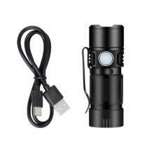 Lanterna multifuncional com ímã na cauda e clipe: portátil, recarregável e super brilhante, ideal para atividades ao ar livre. Mini lanterna
