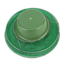 Crab Net For Carp And Crayfish, Fishing Equipment With Fine Mesh Net For Good Ventilation, Floating Wire Fishing Basket With Sturdy Stand For Outdoor
