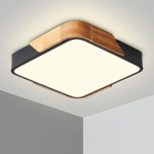 Lampa Uasteorainn Nua-Aimseartha, Soilse LED Tógtha Isteach, LED Coigilte Fuinnimh, Solas Comhaimseartha Cearnógach Sruthlaithe, Gile