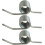 Mechanic Jack Springs, Metal Handle Extension Spring, Elastic Steel Quenched Surface Rustproof Jack Accessory, 3pcs, Silver 1