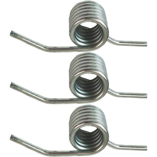 Mechanic Jack Springs, Metal Handle Extension Spring, Elastic Steel Quenched Surface Rustproof Jack Accessory, 3pcs, Silver