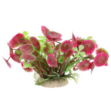 3Stk Aquarium Aus Plastik, Lotus Ornament