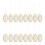 2000Pcs Golden Paper Hanging Tags Writable for Commercial Use 9