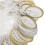2000Pcs Golden Paper Hanging Tags Writable for Commercial Use 6