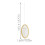 2000Pcs Golden Paper Hanging Tags Writable for Commercial Use 2