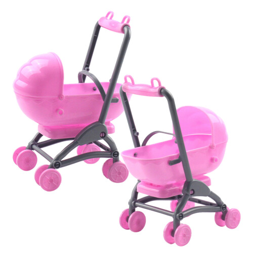 4Stk Rosa Puppenwagen Modell, Und , Details 2