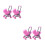 4Stk Rosa Puppenwagen Modell, Und , Details 9