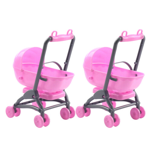 4Stk Rosa Puppenwagen Modell, Und , Details 1