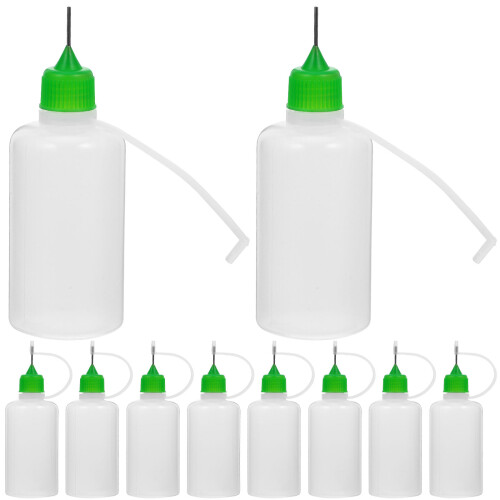 20Stk Nadeltip Squeeze Flaschen Grün - Ölspender 1