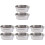 8Stk Multifunktionaler Snacks Container Aus , Silber, Robust 2