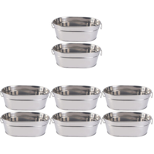 8Stk Multifunktionaler Snacks Container Aus , Silber, Robust 1