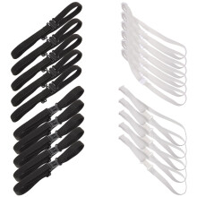100Stk Farbenfrohe Elastische Bow Tie Bänder Verstellbar Für
