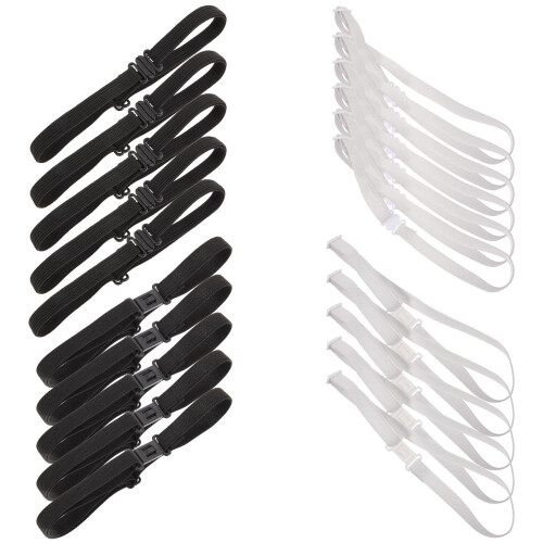 100Stk Farbenfrohe Elastische Bow Tie Bänder Verstellbar Für
