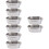8Stk Multifunktionaler Snacks Container Aus , Silber, Robust 7