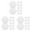 60Stk Hexagonale Namenskarten Transparent Multifunktional 4