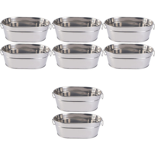8Stk Multifunktionaler Snacks Container Aus , Silber, Robust 2
