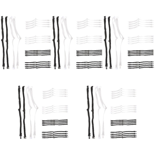 100Stk Farbenfrohe Elastische Bow Tie Bänder Verstellbar Für 2