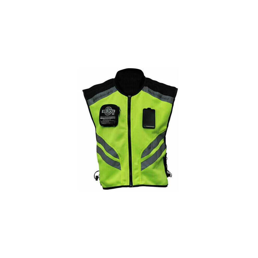 Polyester Mesh High Visibility Vest, Lightweight Design Ensures Breathability And Comfort While Meeting Ansi Compliance Standards (Xl) 9405630300710