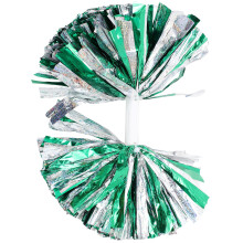2St Multi Kleuren Cheer Pom Poms PVC Pes Materialen Party Props
