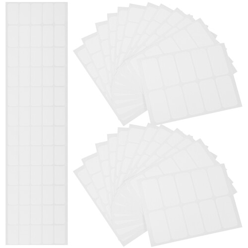 480Stk Waschbare Textilaufkleber Für Weiß 2