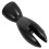 5Pcs Black Durable Nylon Bathroom Partition Feet Supportive Brackets 3