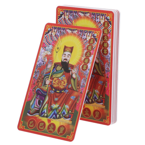 20Stk Tai Sui Amulettkarten Feng Shui Mehrfarbig 2