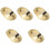 5Paare Kinder Fingerzimbeln, Kupferne Percussion, Mit Band, 5