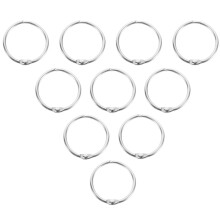 100Pièces Anneaux En Métal Argenté Pour Cartes Et DIY Maison