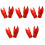 5Paires Pinces Latex Accessoires Costume 10