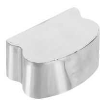 4Pièces Embouts Rampe Escalier Argent Acier Inoxydable Durable