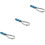 3Pièces Éliminateur Poils Chevaux Acier Inoxydable 6