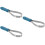 3Pièces Éliminateur Poils Chevaux Acier Inoxydable 8