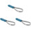 3Pièces Éliminateur Poils Chevaux Acier Inoxydable 4