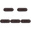 5Pièces Mini Skateboard Bois Érable Marron Accessoires DIY 4