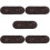 5Pièces Mini Skateboard Bois Érable Marron Accessoires DIY 10