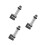 3Pièces Noyau Hydraulique Cric Robuste Accessoire Mixte 5