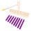1Ensemble Instrument Musical Percussion 8 Tons Aluminium Violet Enfant 1