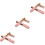 6Pièces Outils Silicone Rose Precise Femmes 7