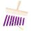 1Ensemble Instrument Musical Percussion 8 Tons Aluminium Violet Enfant 8