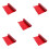 5Pièces Films Correction Pet Rouge Pour Lumière Photo 8
