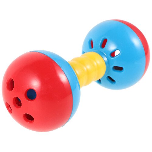 2Pièces Hochet Bébé Plastique Coloré Musical Main Pour 1