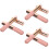 6Pièces Outils Silicone Rose Precise Femmes 8