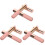 6Pièces Outils Silicone Rose Precise Femmes 4